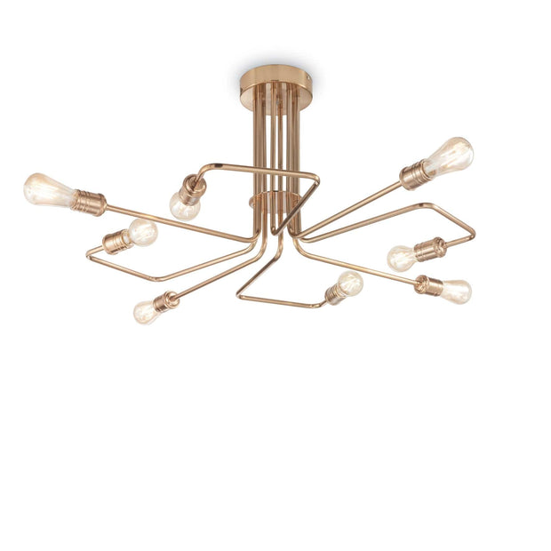 Plafoniera Triumph PL8 Ottone