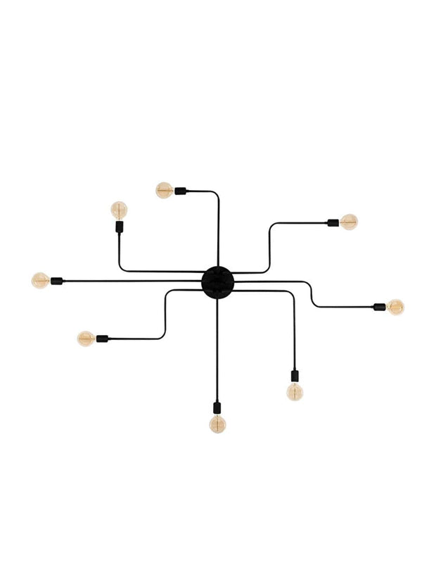Plafoniera Truva N-697 Nero (2)
