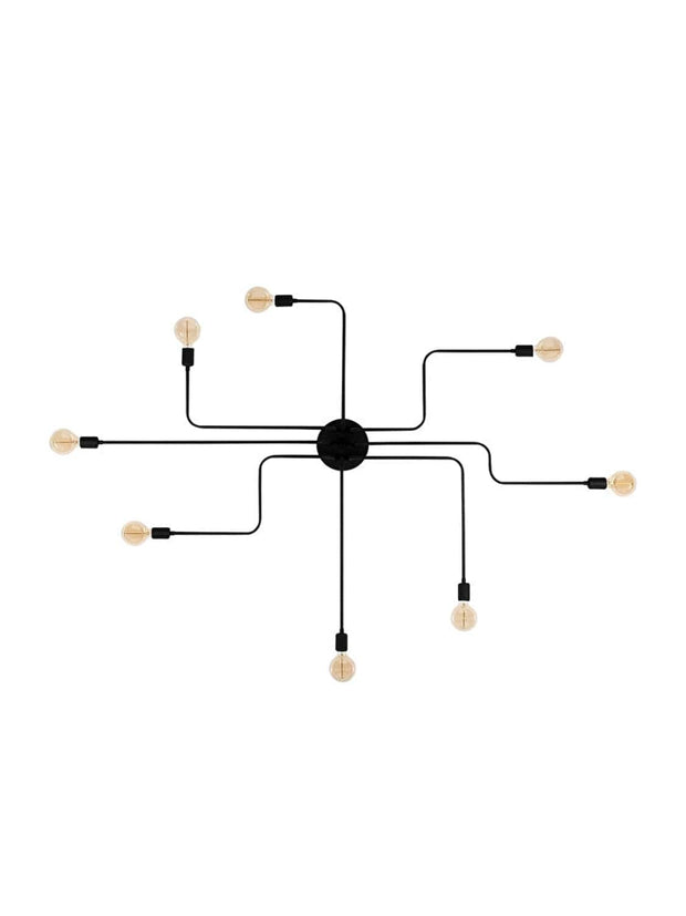 Plafoniera Truva N-698 Nero (2)