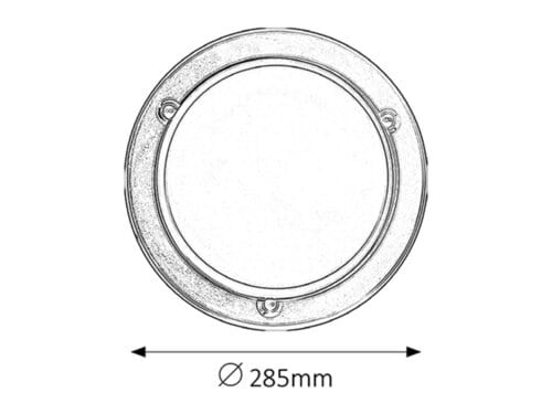 Plafoniera Ufo 5103 Nero (1)
