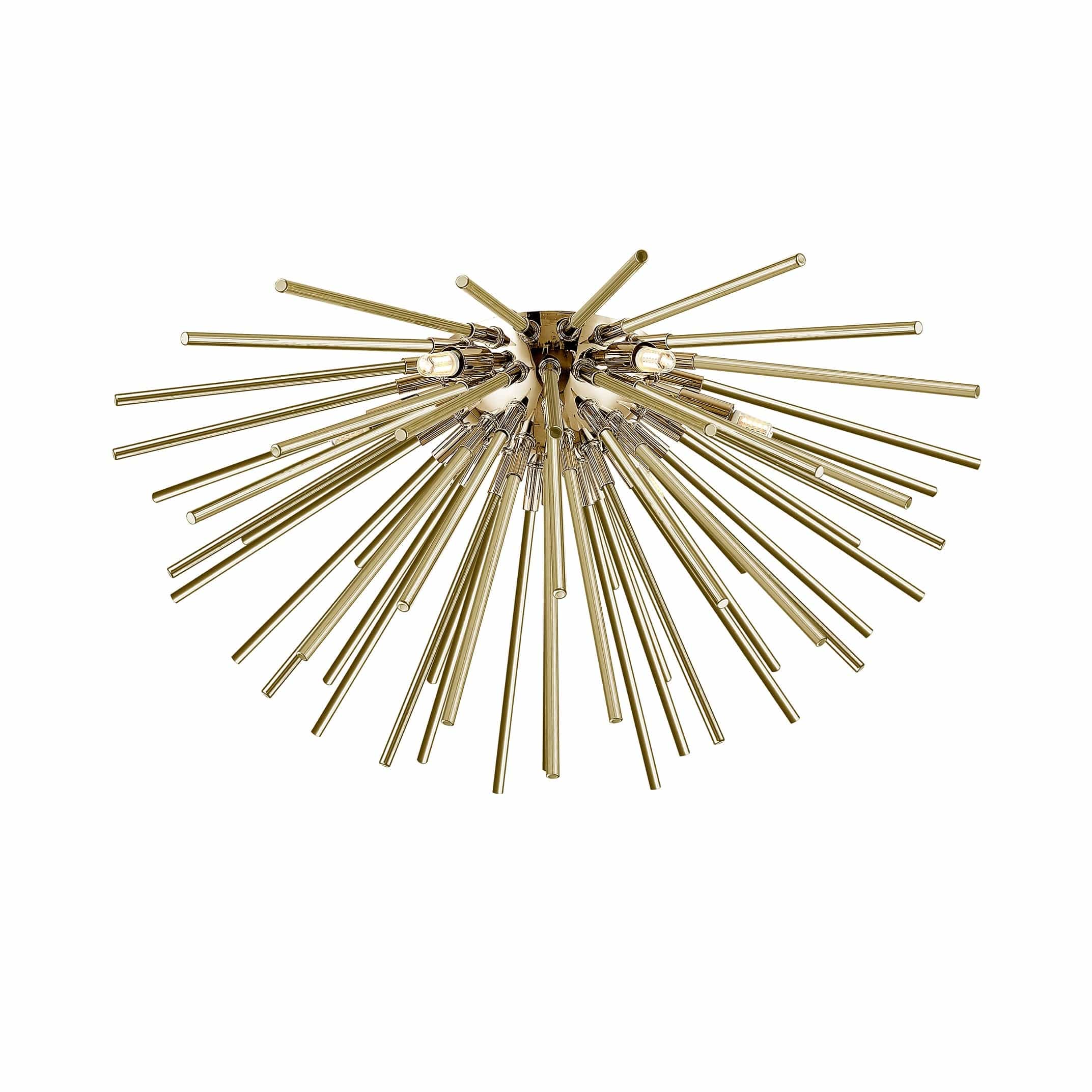 Plafoniera Urchin Ottone