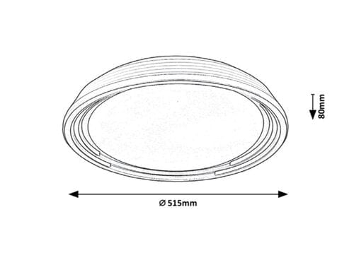 Plafoniera Valter 3750 Marrone (7)