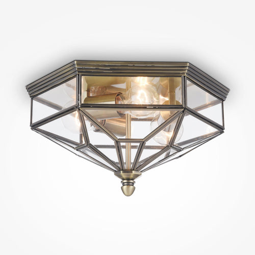 Plafoniera Zeil Ottone
