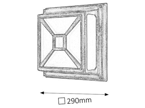 Plafoniere da esterno Darius 8190 Oro (1)