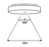 Plafoniere da esterno Zenon 2699 Bianco (2)