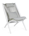 Bizzotto Poltrona da giardino Aloha Bianco