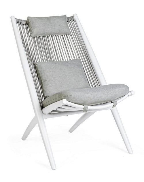 Bizzotto Poltrona da giardino Aloha Bianco
