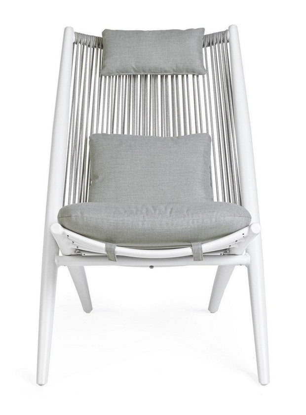 Bizzotto Poltrona da giardino Aloha Bianco
