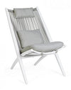 Bizzotto Poltrona da giardino Aloha Bianco