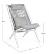 Bizzotto Poltrona da giardino Aloha Bianco