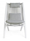 Bizzotto Poltrona da giardino Aloha Bianco