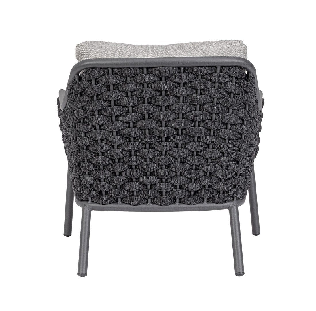 Bizzotto Poltrona da giardino Everly Grigio