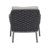 Bizzotto Poltrona da giardino Everly Grigio