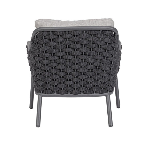 Bizzotto Poltrona da giardino Everly Grigio