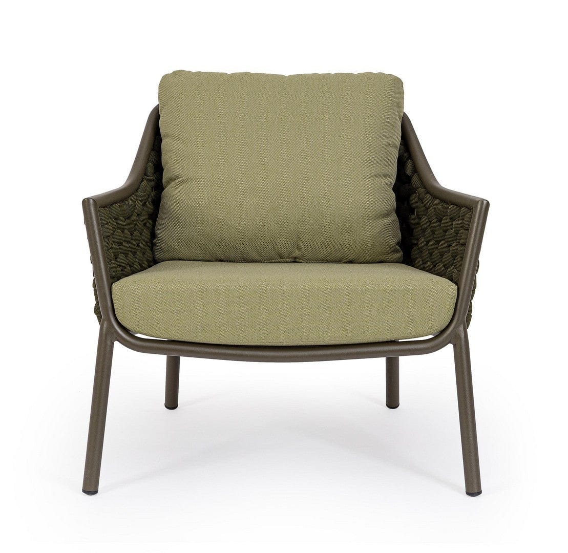 Bizzotto Poltrona da giardino Everly Verde