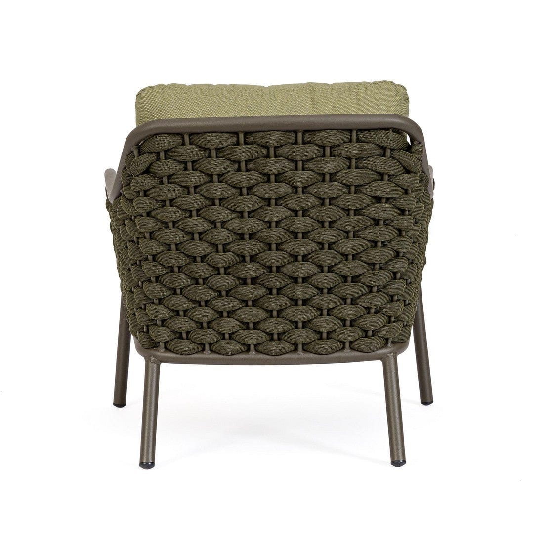 Bizzotto Poltrona da giardino Everly Verde