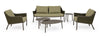Bizzotto Poltrona da giardino Everly Verde