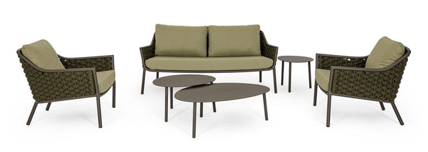 Bizzotto Poltrona da giardino Everly Verde