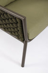 Bizzotto Poltrona da giardino Everly Verde