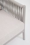 Bizzotto Poltrona da giardino Florencia Moon Grigio