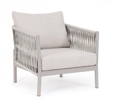 Bizzotto Poltrona da giardino Florencia Moon Grigio