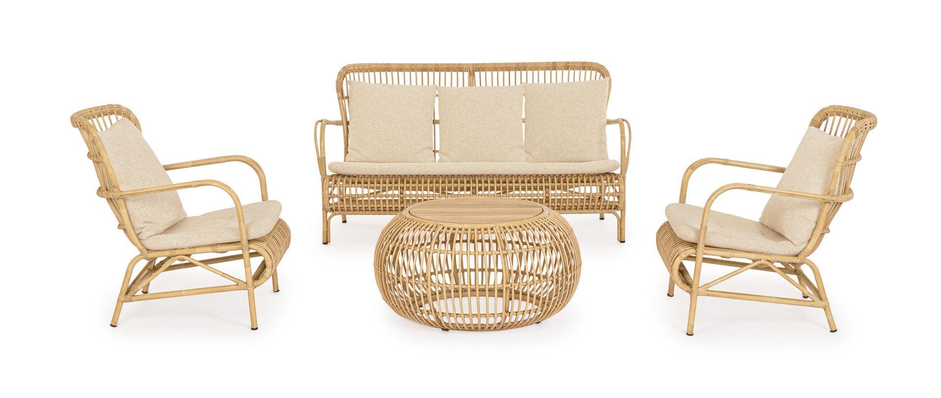 Bizzotto Poltrona da giardino Florisel Beige