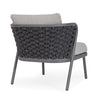Bizzotto Poltrona da giardino Harlow Grigio
