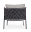 Bizzotto Poltrona da giardino Harlow Grigio