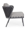 Bizzotto Poltrona da giardino Harlow Grigio
