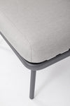 Bizzotto Poltrona da giardino Harlow Grigio