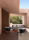 Bizzotto Poltrona da giardino Harlow Grigio
