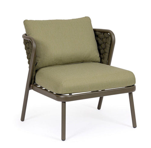 Bizzotto Poltrona da giardino Harlow Verde