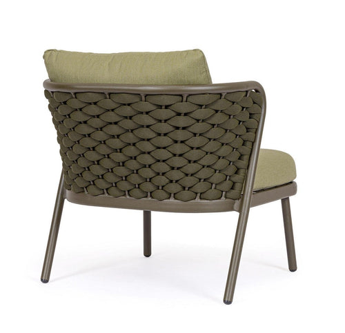 Bizzotto Poltrona da giardino Harlow Verde