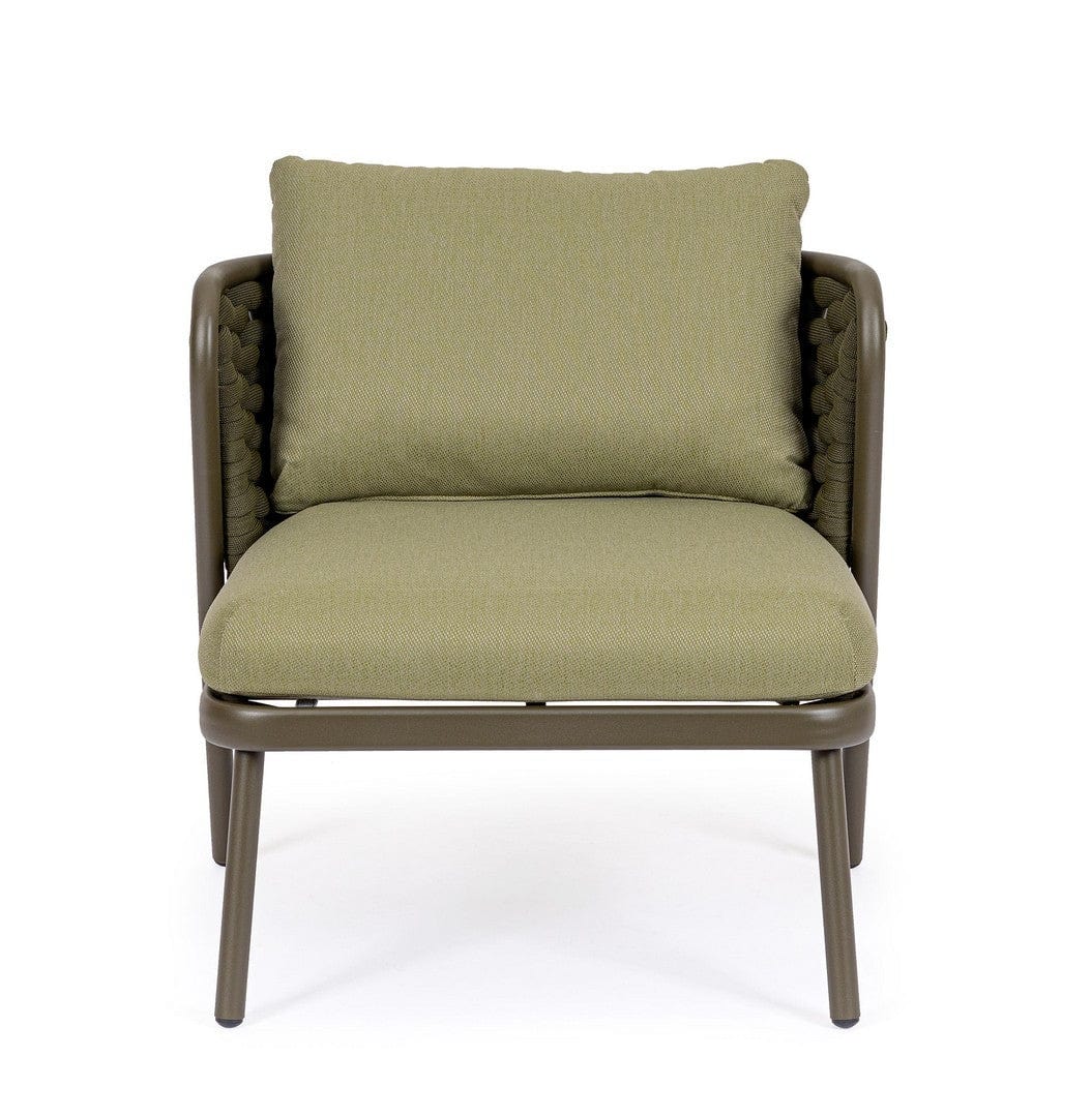Bizzotto Poltrona da giardino Harlow Verde