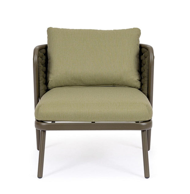 Bizzotto Poltrona da giardino Harlow Verde