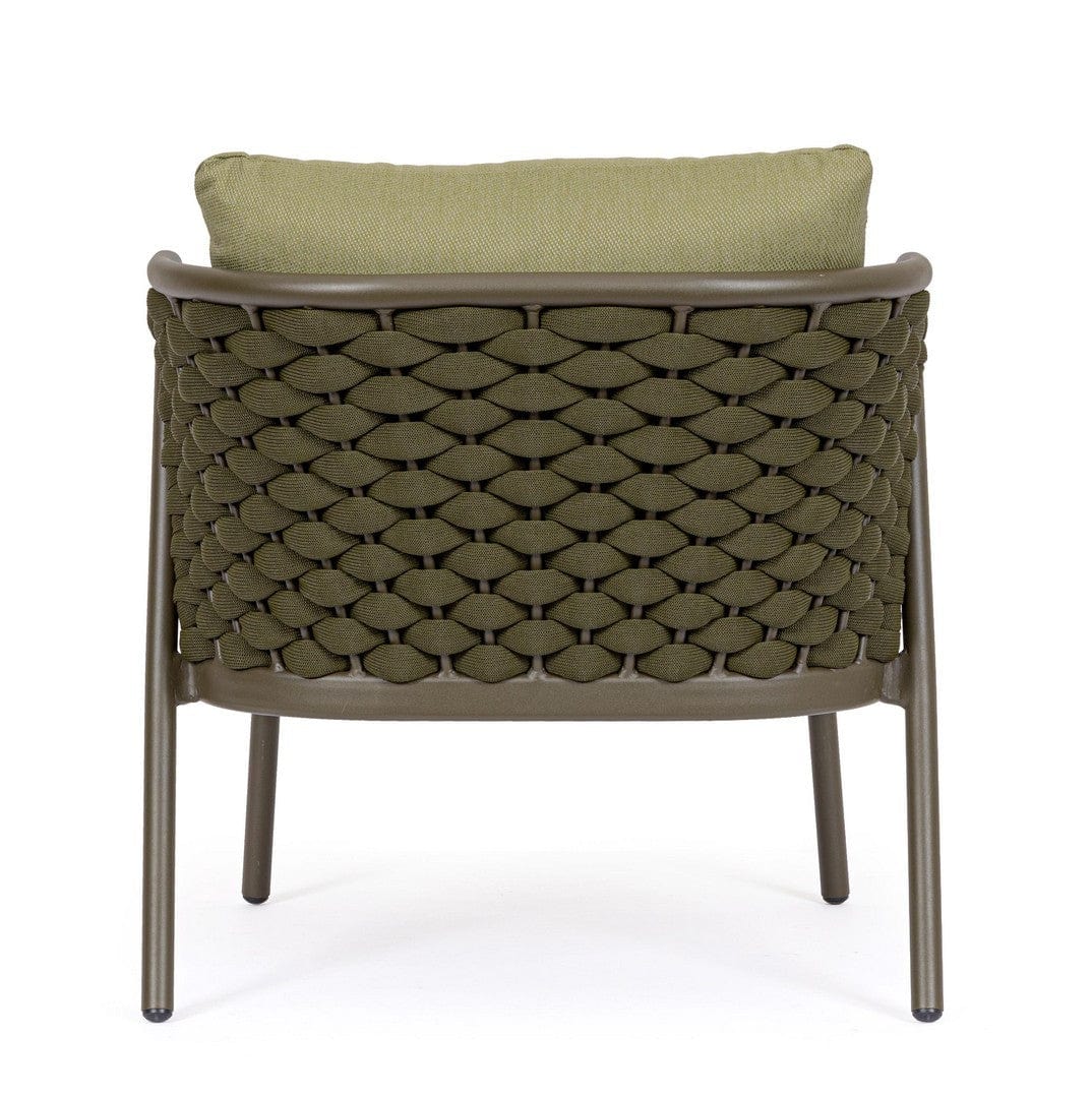 Bizzotto Poltrona da giardino Harlow Verde