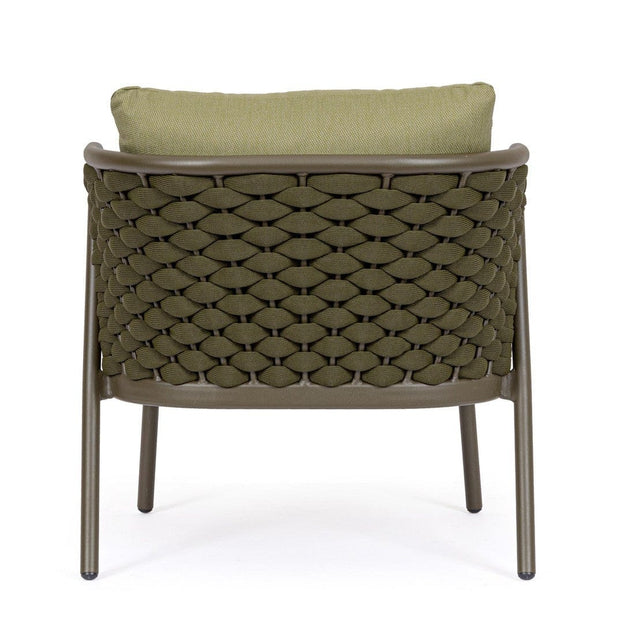 Bizzotto Poltrona da giardino Harlow Verde