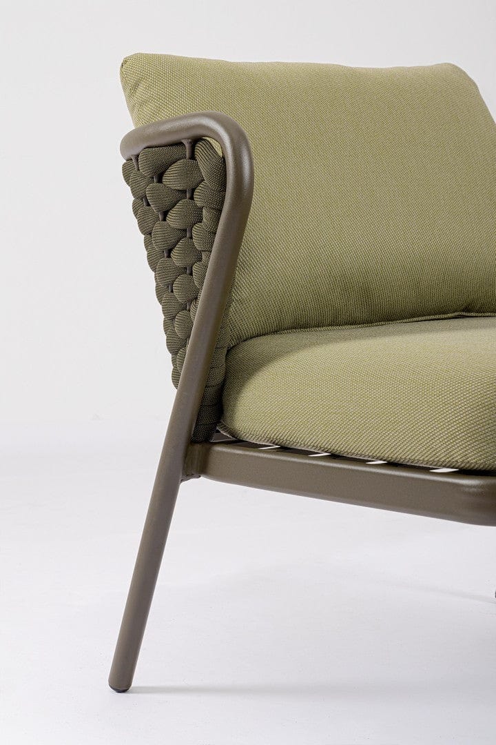 Bizzotto Poltrona da giardino Harlow Verde
