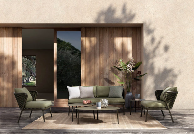 Bizzotto Poltrona da giardino Harlow Verde