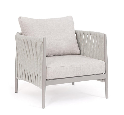 Bizzotto Poltrona da giardino Jacinta Moon Grigio
