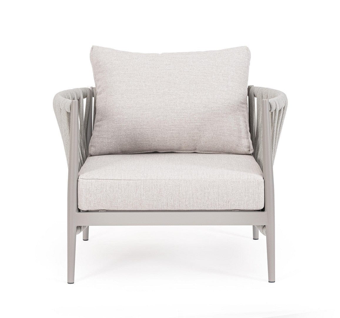 Bizzotto Poltrona da giardino Jacinta Moon Grigio
