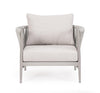 Bizzotto Poltrona da giardino Jacinta Moon Grigio