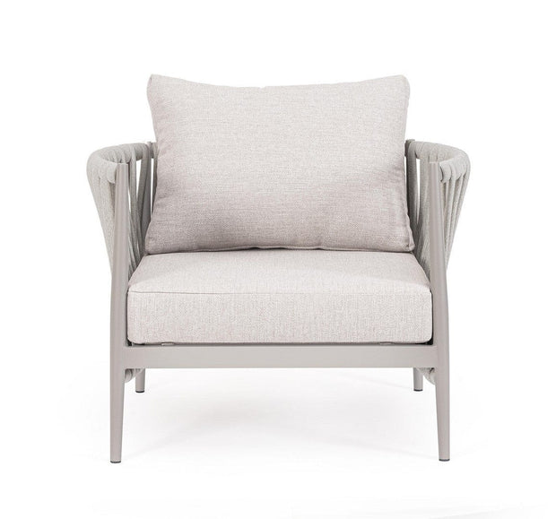 Bizzotto Poltrona da giardino Jacinta Moon Grigio