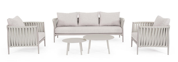 Bizzotto Poltrona da giardino Jacinta Moon Grigio