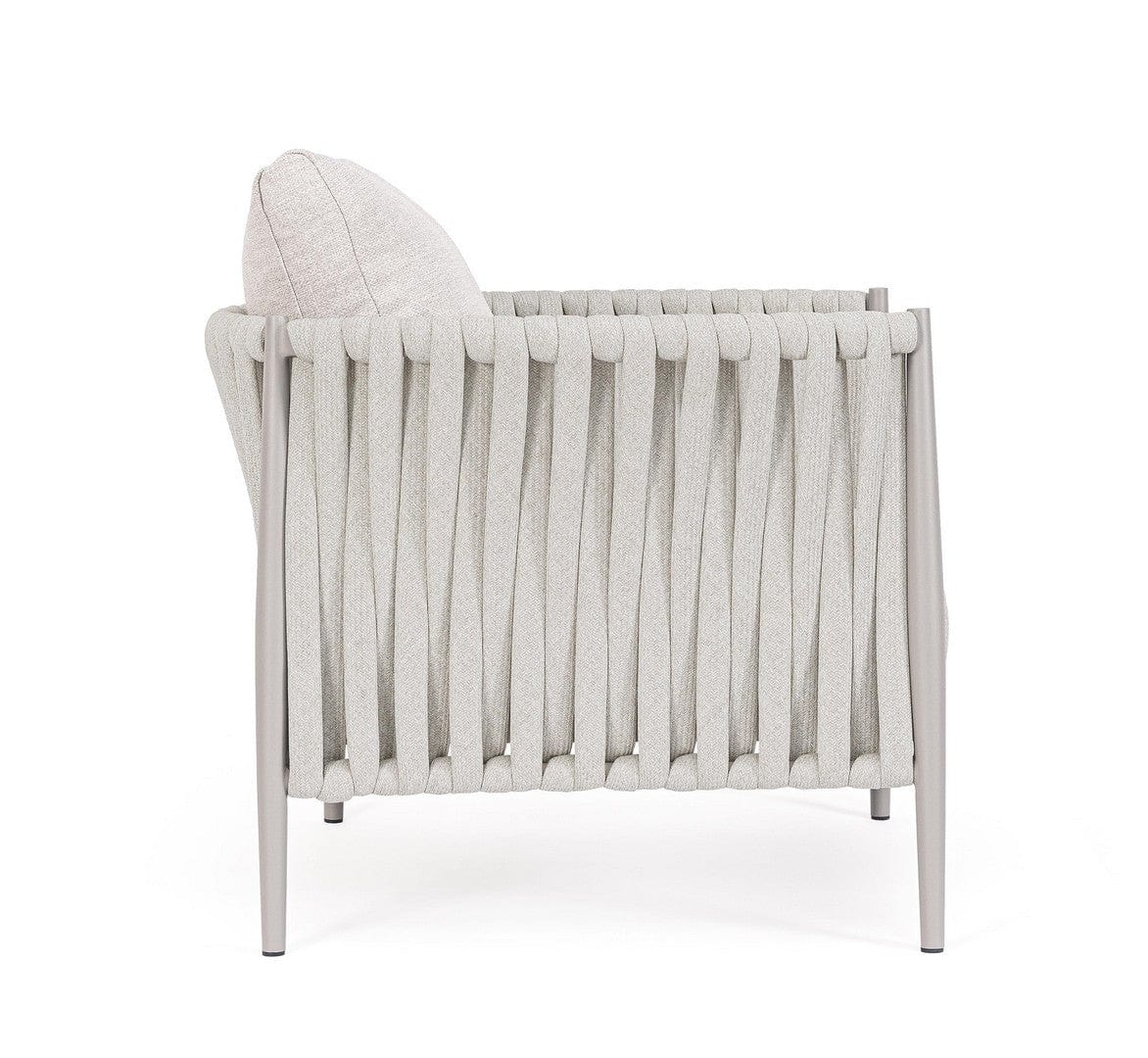 Bizzotto Poltrona da giardino Jacinta Moon Grigio