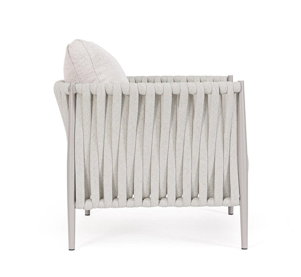 Bizzotto Poltrona da giardino Jacinta Moon Grigio