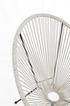 Bizzotto Poltrona da giardino Parker Bianco