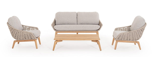 Bizzotto Poltrona da giardino Tamires Beige