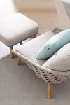 Bizzotto Poltrona da giardino Tamires Beige