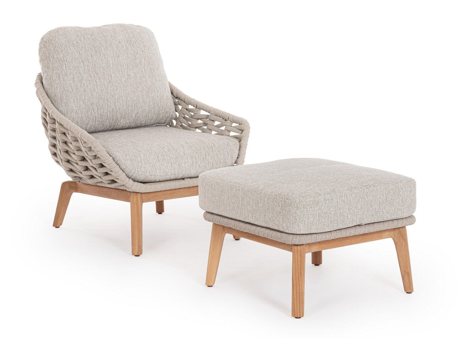 Bizzotto Poltrona da giardino Tamires Beige